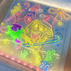 LED Drawing Board for Kids with Stand and Accessories
